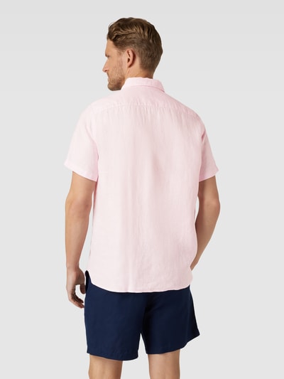 Scotch & Soda Regular fit vrijetijdsoverhemd met borstzak Roze - 5