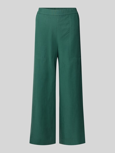 Marc O'Polo Wide Leg Culotte aus Lyocell-Leinen-Mix Smaragd 2