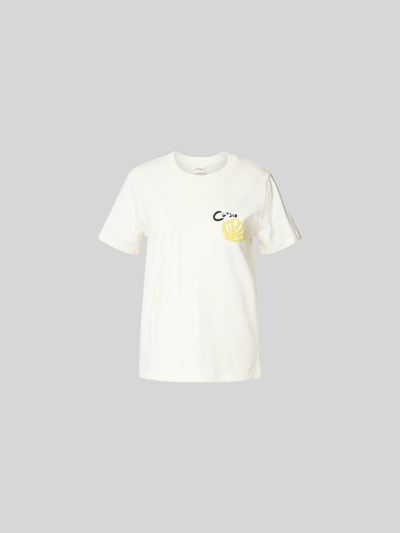 Closed T-Shirt aus reiner Baumwolle Ecru 2