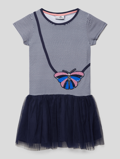 Happy Girls Mini-jurk met streepmotief Marineblauw - 1