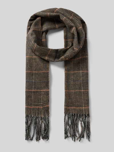 Productfoto, Schal met Kordel-Abschluss van Christian Berg Men, geweven look, rechthoekige pasvorm, franjeszoom, dames, breedte 31 cm, lengte 174 cm