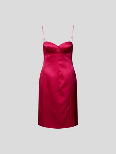 Magda Butrym Knielanges Kleid mit Seide Pink 2