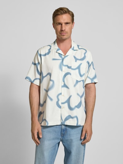 Armedangels Relaxed Fit Freizeithemd aus Lyocell-Baumwoll-Mix Hellblau 4