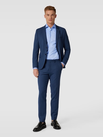 Joop! Slim Fit Business-Hemd mit Haifischkragen Modell 'Spread' Bleu 1