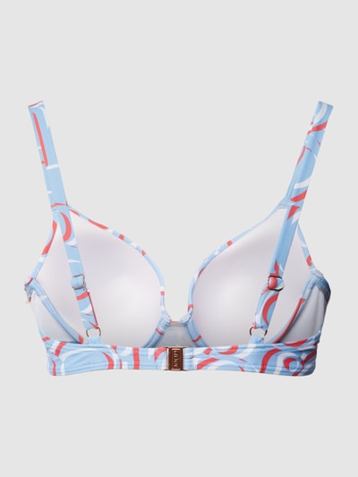 JOOP! BODYWEAR Bikini-Oberteil mit Allover-Muster Modell 'Marinha' Hellblau 3