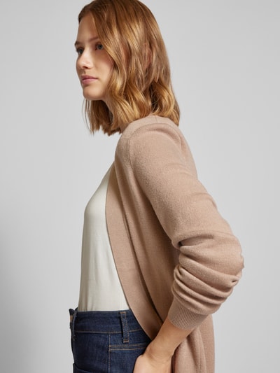 Vero Moda Lange cardigan met lange mouw, model 'NANCY' Taupe - 3