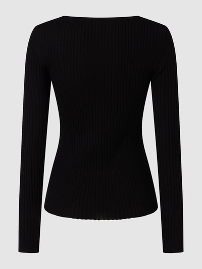 Guess Pullover mit Seide-Anteil Modell 'Marion' Black 3