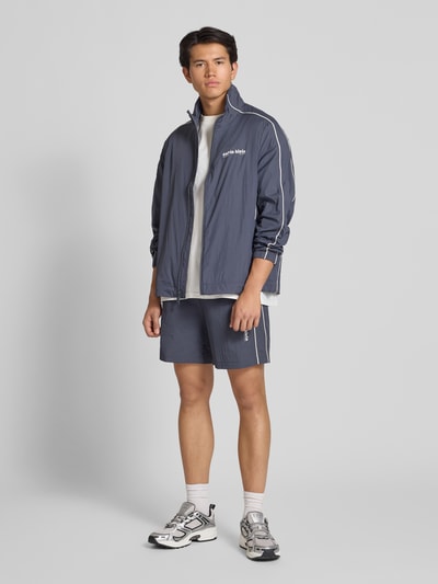 Calvin Klein Jeans Jacke mit Label-Print Dunkelblau 1