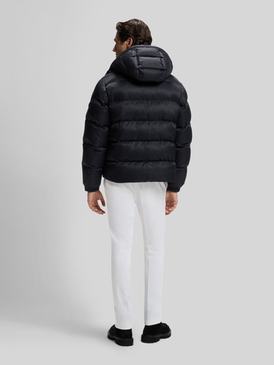 BOSS Regular Fit Daunenjacke mit abnehmbarer Kapuze Marine 5