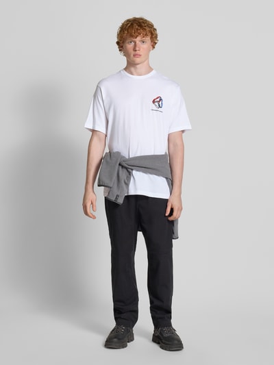 The North Face T-shirt z nadrukiem z logo Biały 1