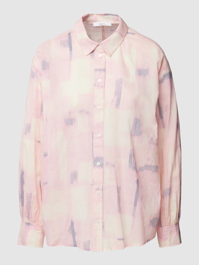 Jake*s Casual Bluse mit Allover-Muster Rosa 2