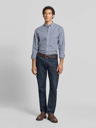 Christian Berg Men Koszula casualowa o kroju regular fit z kołnierzykiem typu button down Butelkowy zielony 1