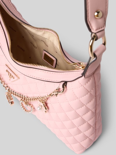 Guess Handtasche mit Steppnähten Modell 'EVERLEE' Rose 5