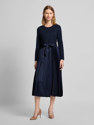 Weekend Max Mara Midikleid mit Rundhalsausschnitt Modell 'SHEREE' Marine 4