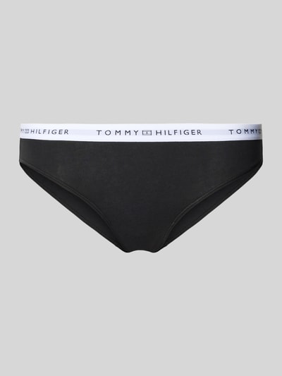 TOMMY HILFIGER Slipy z bawełny mieszanej Czarny 1