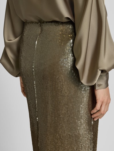 V by Vera Mont Cocktailrock mit Pailletten Hellgruen 3