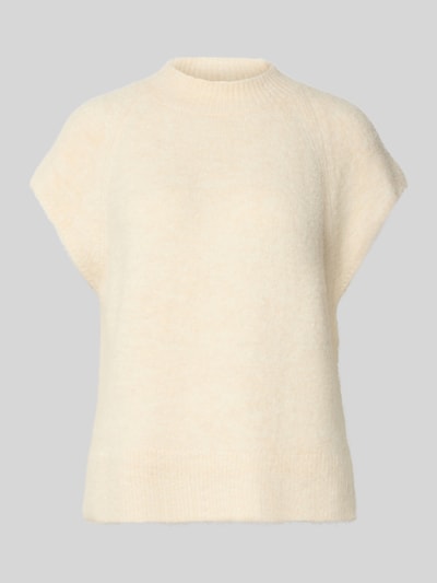 OPUS Regular Fit T-Shirt mit Mohair-Anteil Modell 'Pimolia' Sand 2