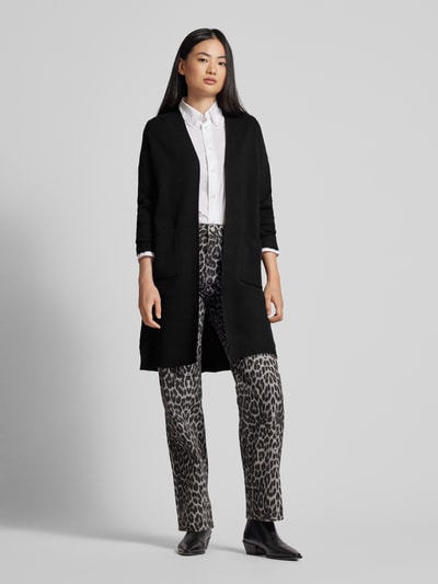 Vero Moda Comfort fit cardigan met steekzakken, model 'SABA' Zwart - 1