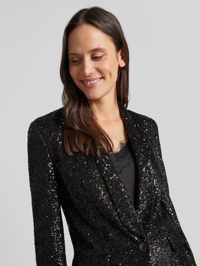 Jake*s Cocktail Shaped Fit Blazer mit Paillettenbesatz Black 3