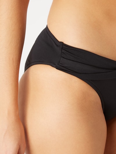 Seafolly Bikinislip mit Bund in gedrehter Optik Black 3