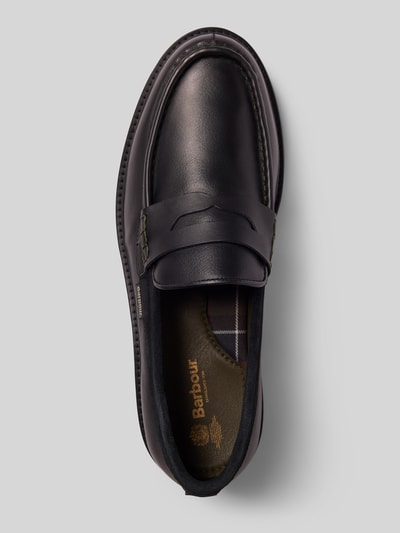 Barbour Loafer aus Rindsleder-Mix Modell 'Croxton' Black 3