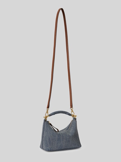 Lauren Ralph Lauren Henkeltasche aus Denim mit Lederriemen Blau 2