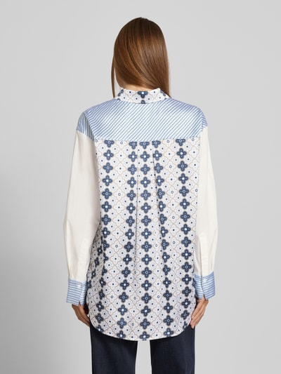 Herzensangelegenheit Overhemdblouse met borstzak Wit - 5