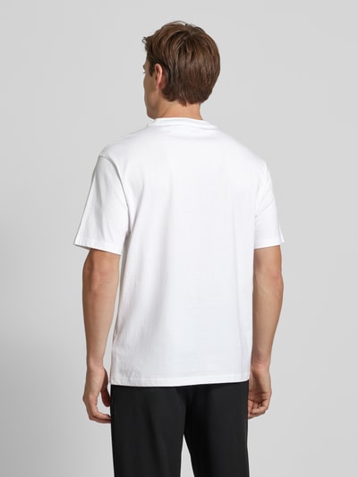 Karl Lagerfeld T-Shirt mit Label-Stitching Weiss 5