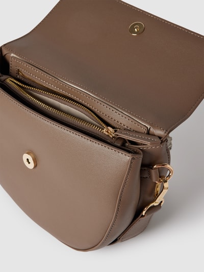 VALENTINO BAGS Schoudertas met labeldetail, model 'Bigs' Taupe - 3