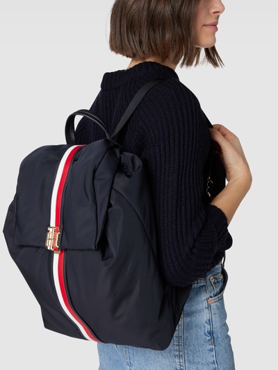 Tommy Hilfiger Rucksack mit labeltypischem Streifen Marine 1