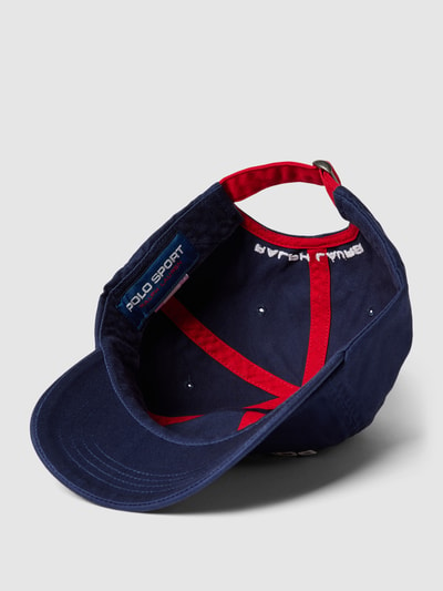 Polo Ralph Lauren Czapka z daszkiem i detalami z logo Granatowy 2