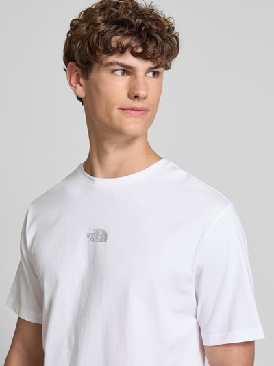 The North Face T-shirt met labelprint Wit - 3