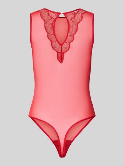 Triumph Body ze stringami o finezyjnym kroju Czerwony 3