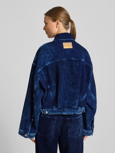 Armedangels Oversized Cordjacke aus reiner Baumwolle Modell 'PAASITHE INDIGO CORD' Jeansblau 5