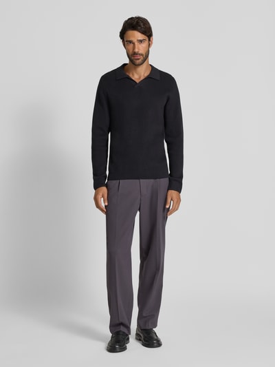 MCNEAL Wide Fit Stoffhose mit Bügelfalten Mittelgrau 1