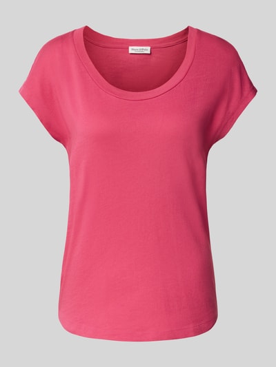 Marc O'Polo Regular Fit T-Shirt aus reiner Baumwolle Pink 2