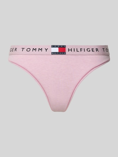 TOMMY HILFIGER String van katoenmix, model 'TH HERITAGE' Roze - 1