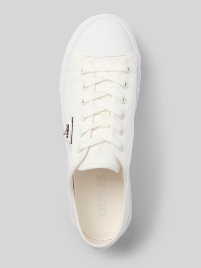 Guess Plateau-Sneaker mit Logo-Applikation Modell 'Joezi' Weiss 3