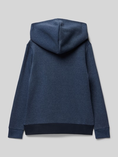 Jack & Jones Hoodie met labelprint, model 'STAR' Marineblauw - 3