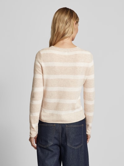 Tommy Hilfiger Strickpullover mit Logo-Stitching Sand 5