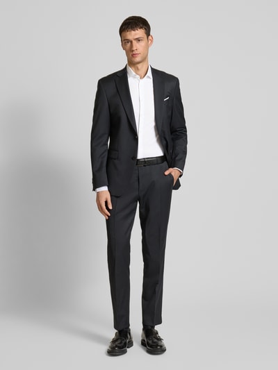 Tommy Hilfiger Tailored Slim Fit Business-Hemd mit Knopfleiste Weiss 1