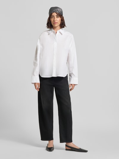 Closed Barrel Fit Jeans mit Label-Detail Modell 'STOVER-X' Anthrazit 1