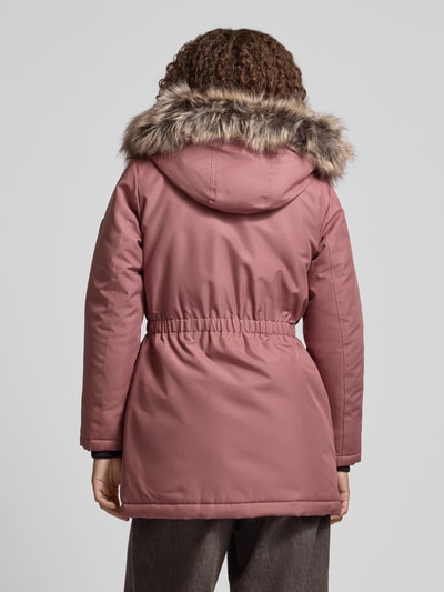 Only Taillierter Parka mit Kunstfellbesatz Modell 'IRIS' Mauve 5