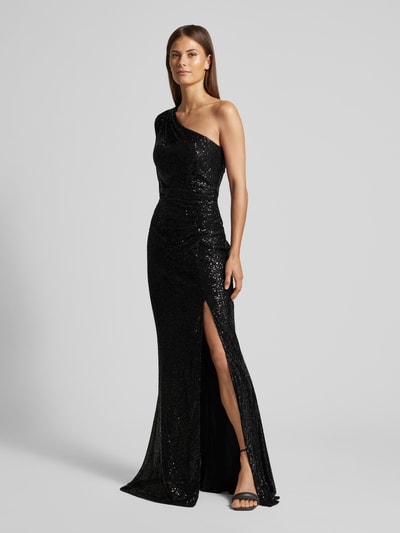 TROYDEN COLLECTION Abendkleid im One-Shoulder-Design Black 1