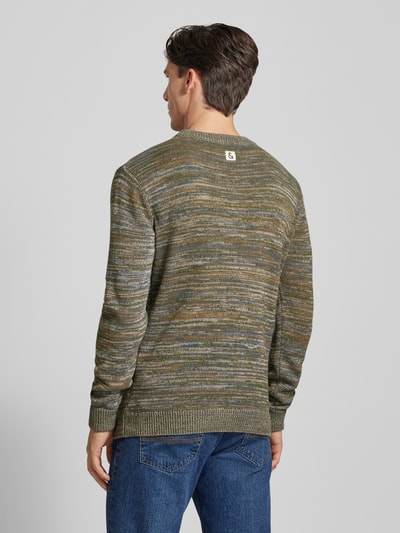 Colours & Sons Strickpullover mit Label-Details Oliv 5