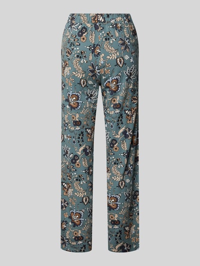 Schiesser Regular fit pyjamabroek met tunnelkoord Mintgroen - 3