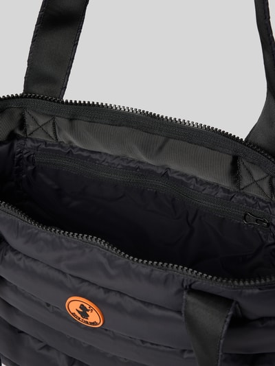 Save The Duck Shopper mit Label-Detail Modell 'CARON' Black 5