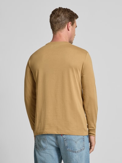 Polo Ralph Lauren Regular Fit Longsleeve mit Logo-Stitching Modell 'Jersey' Beige 5