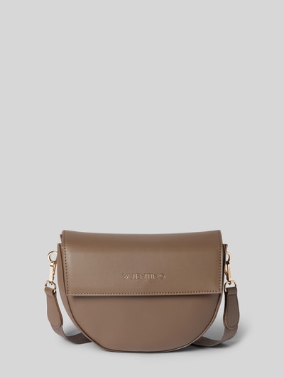 VALENTINO BAGS Handtasche mit Label-Detail und Schulterriemen Taupe 1