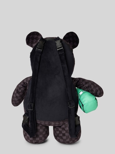 Sprayground Rucksack in Teddy-Optik Modell 'DRIPPING SHARKS IN PARIS' Black 4